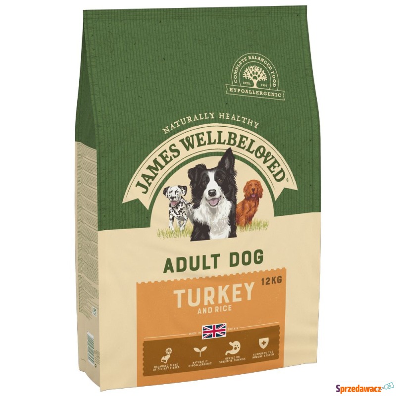 James Wellbeloved Adult Dog Hypoallergenic, indyk... - Karmy dla psów - Koszalin