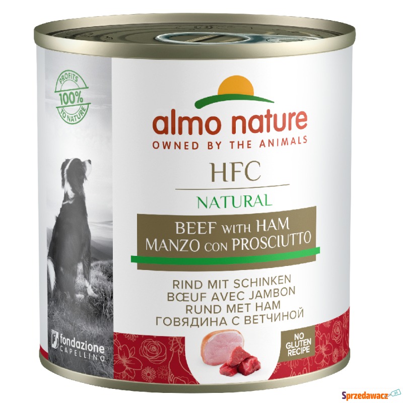 Almo Nature HFC, 6 x 280 g / 290 g - Wołowina... - Karmy dla psów - Wodzisław Śląski