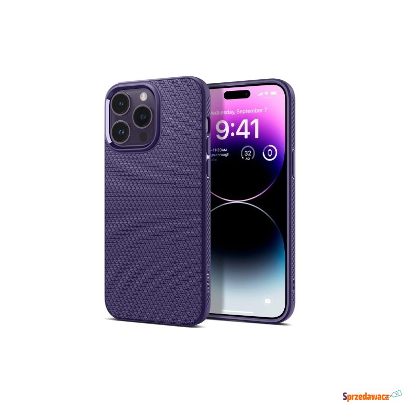 Etui Spigen Liquid Air do iPhone 14 Pro, fioletowe - Etui na telefon - Tarnowskie Góry