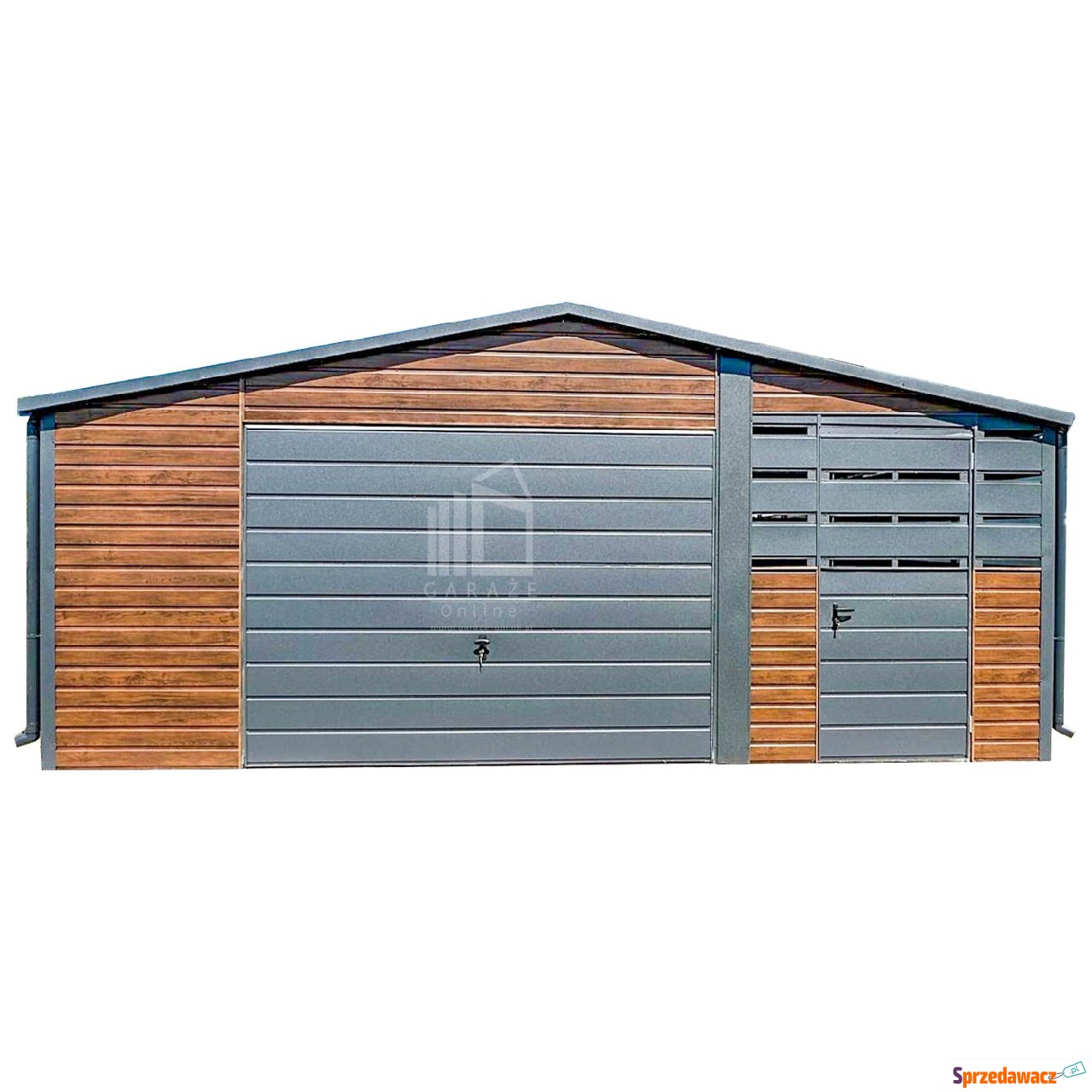 Garaz Blaszany 4,5x6m + Wiata 2m...