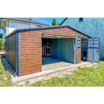 Garaz Blaszany 4,5x6m + Wiata 2m - 2x Drzwi Okno... - Garaże i wiaty - Opole - zdjęcie 8