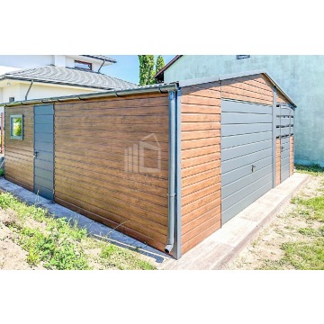 Garaz Blaszany 4,5x6m + Wiata 2m - 2x Drzwi Okno... - Garaże i wiaty - Opole - zdjęcie 6