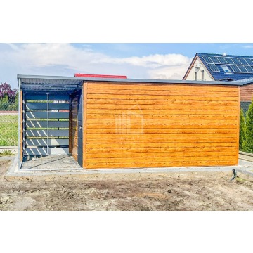 Schowek Domek Ogodowy 4,5x3m + wiata 1,5m drzwi... - Altany, domki, namioty - Tarnów - zdjęcie 3