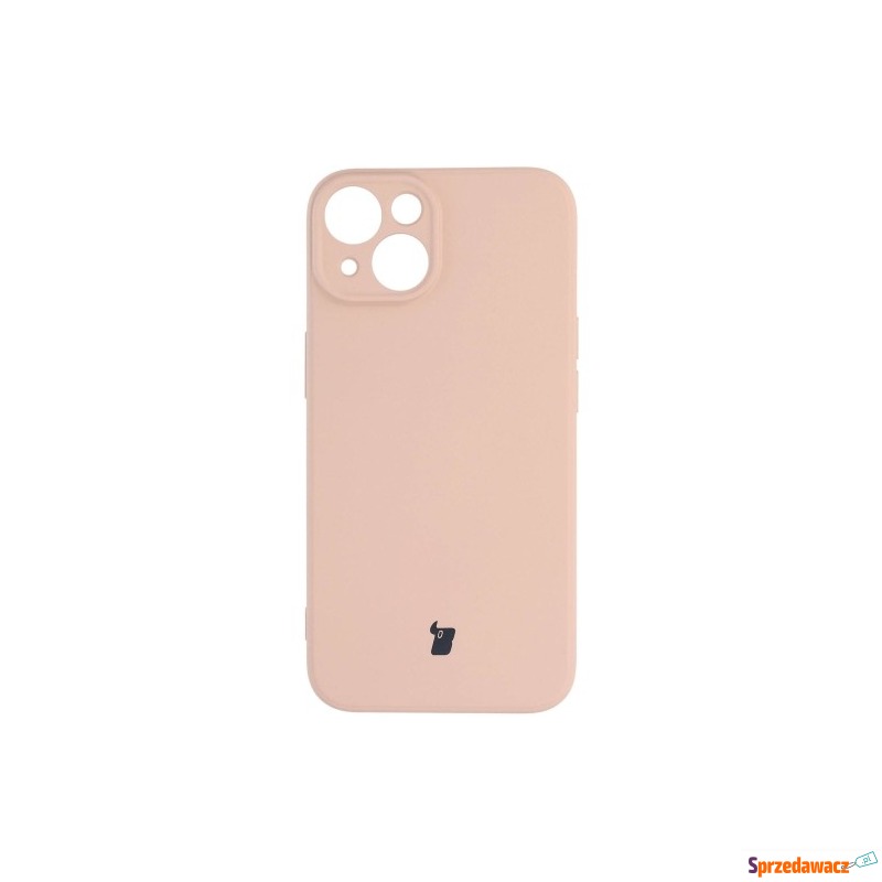 Etui Bizon Case Silicone do iPhone 14, jasnoróżowe - Etui na telefon - Jelenia Góra