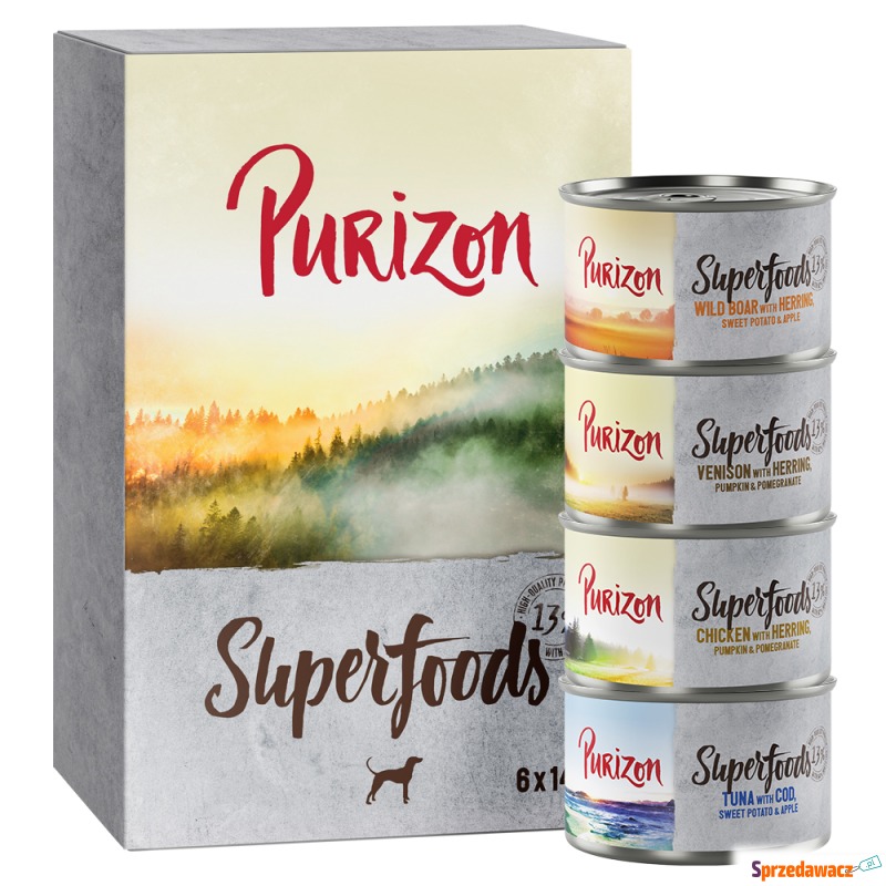 Korzystny pakiet Purizon Superfoods, 24 x 140... - Karmy dla psów - Szczecin