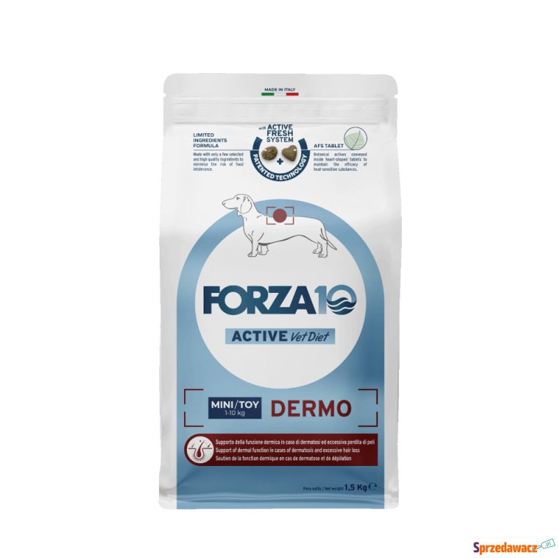 Forza 10 Active Line - Mini/Toy Dermo - 1,5 kg - Karmy dla psów - Poznań