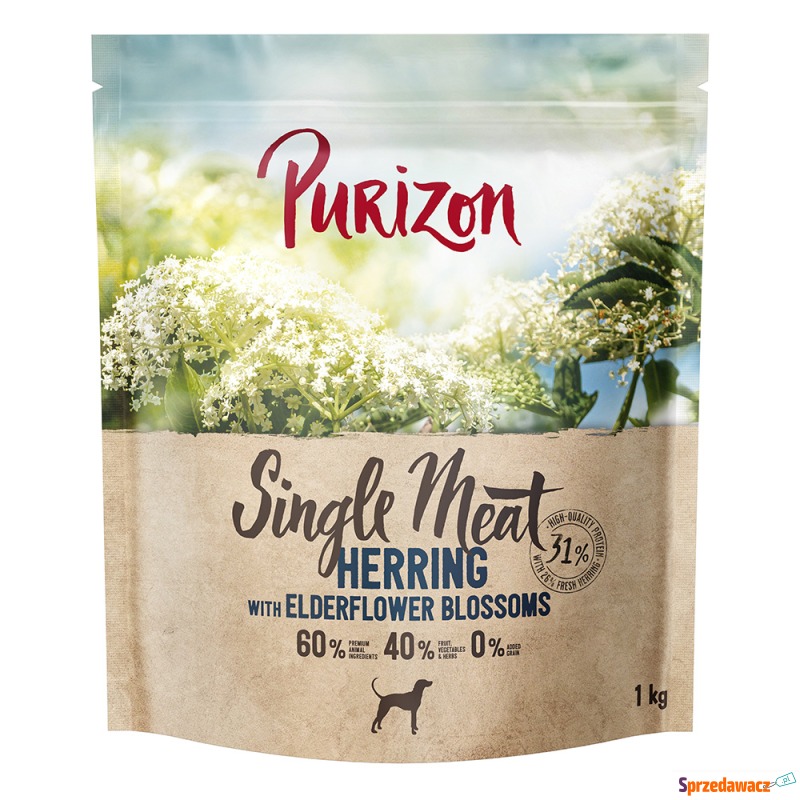 Purizon Single Meat, śledź z kwiatami czarnego... - Karmy dla psów - Rybnik