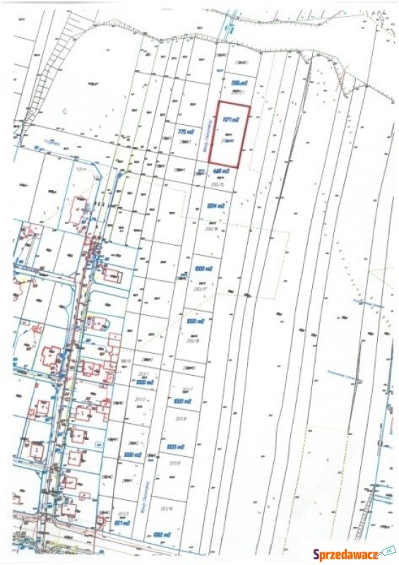 Działka budowlana na sprzedaż, 1171m², Zgierz,... - Działki na sprzedaż - Zgierz