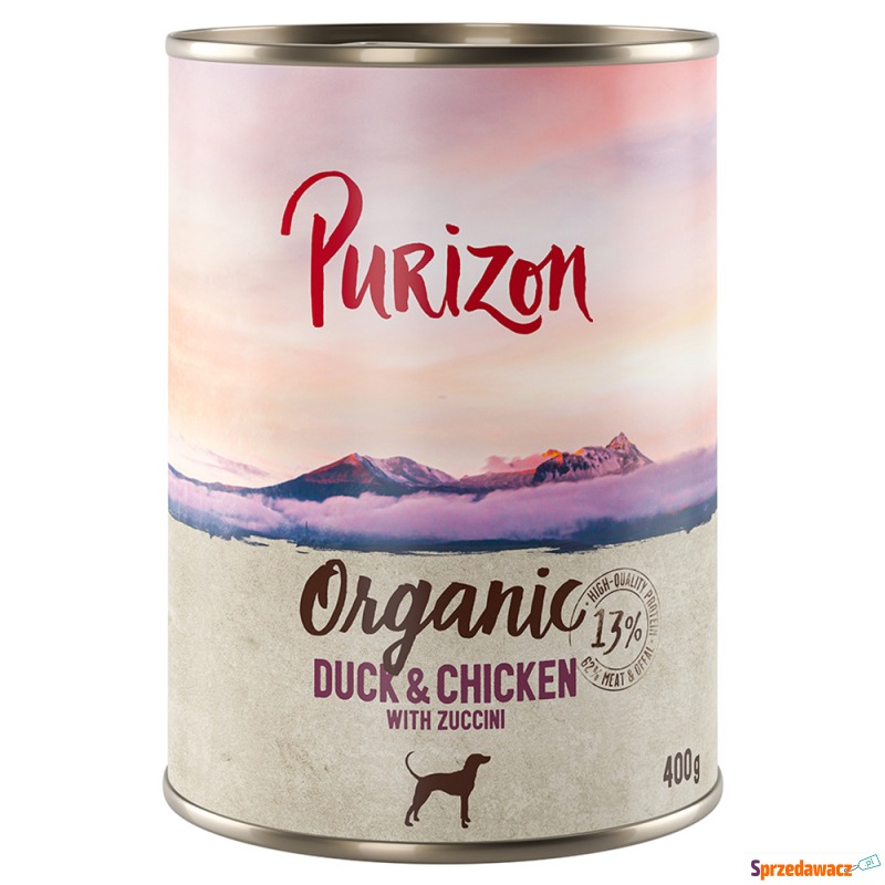 Korzystny pakiet Purizon Organic, 12 x 400 g -... - Karmy dla psów - Jelenia Góra