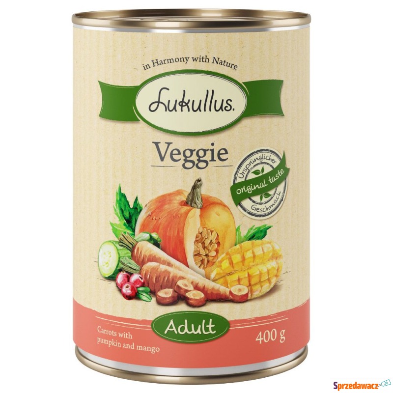 Lukullus Naturkost Veggie, 6 x 400 g - 6 x 400... - Karmy dla psów - Ostrowiec Świętokrzyski