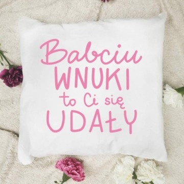 poduszka dla babci , poduszka na prezent na dzień babci