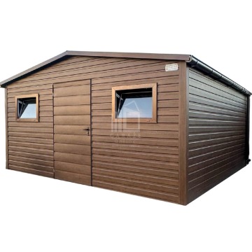 Schowek Domek Ogrodowy 5x4m Drzwi 2x okno Drewnopodobny Rynny  ID690