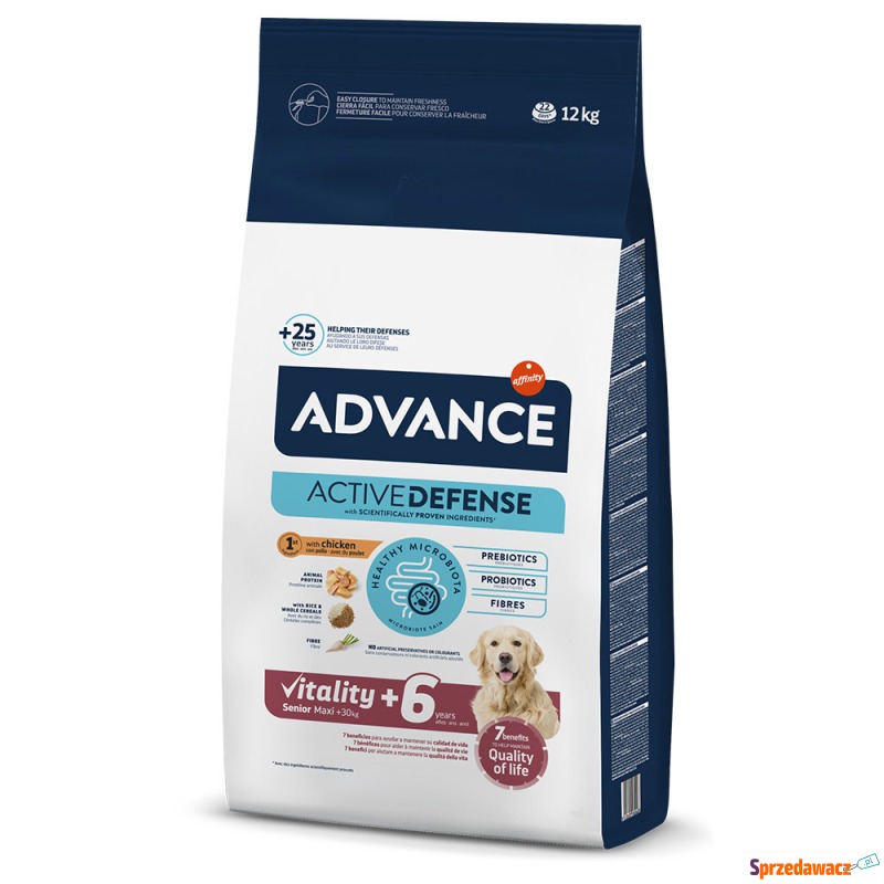 Advance Maxi Senior - 2 x 12 kg - Karmy dla psów - Zamość