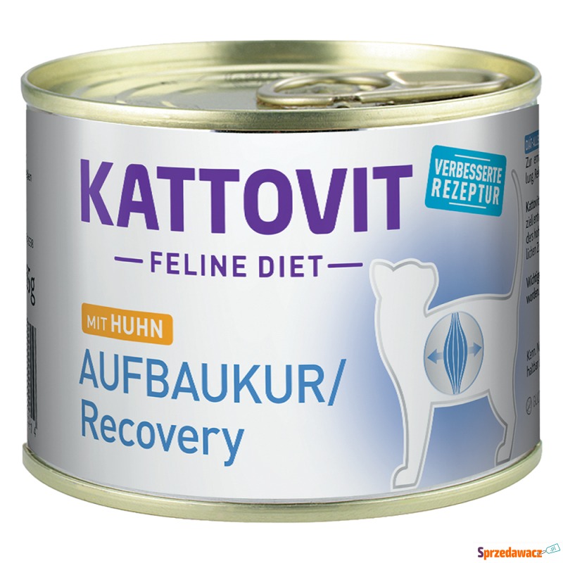 Kattovit Convalescence - Kurczak, 6 x 185 g - Karmy dla kotów - Leszno