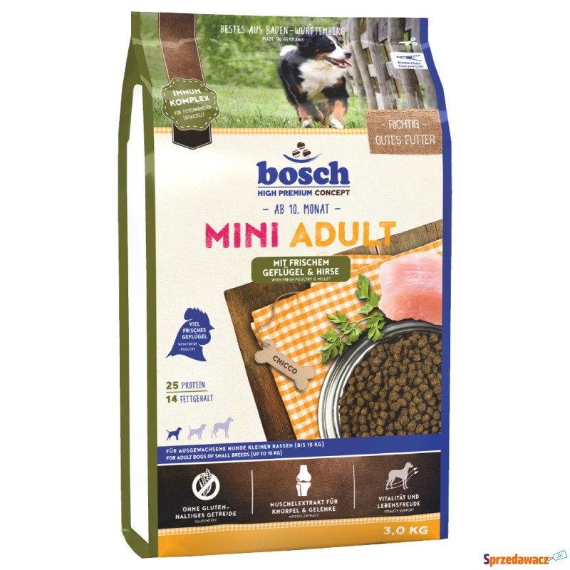 bosch Adult Mini Poultry & Millet,...