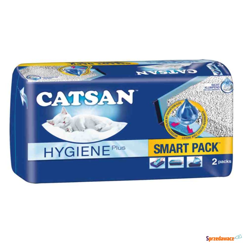 Catsan Smart Pack, mata ze żwirkiem - 6 sztuk - Żwirki do kuwety - Bydgoszcz