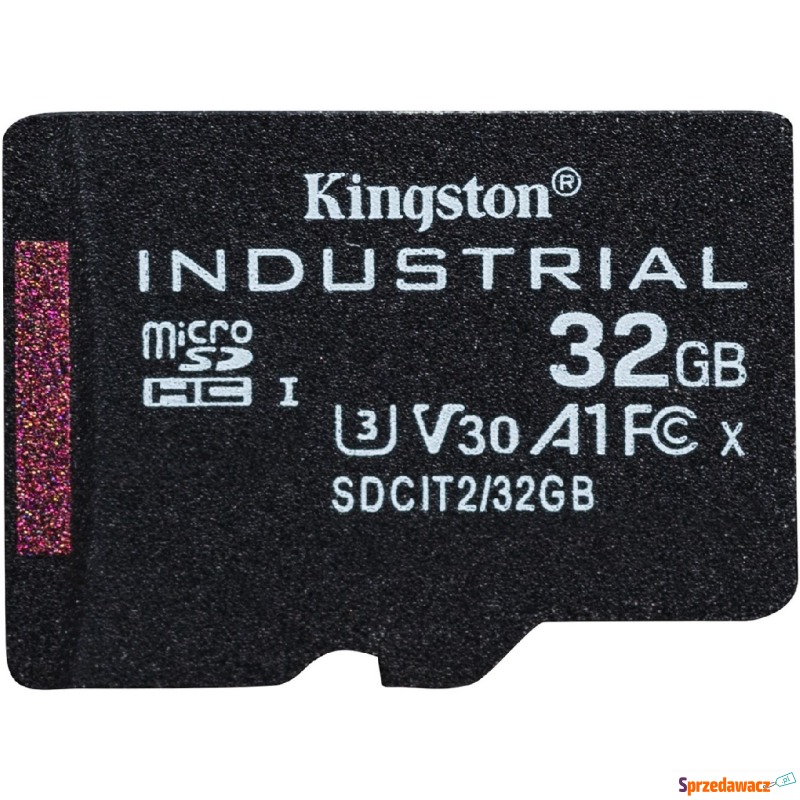 Kingston Industrial microSDHC 32GB Class 10 A1... - Karty pamięci, czytniki,... - Bytom