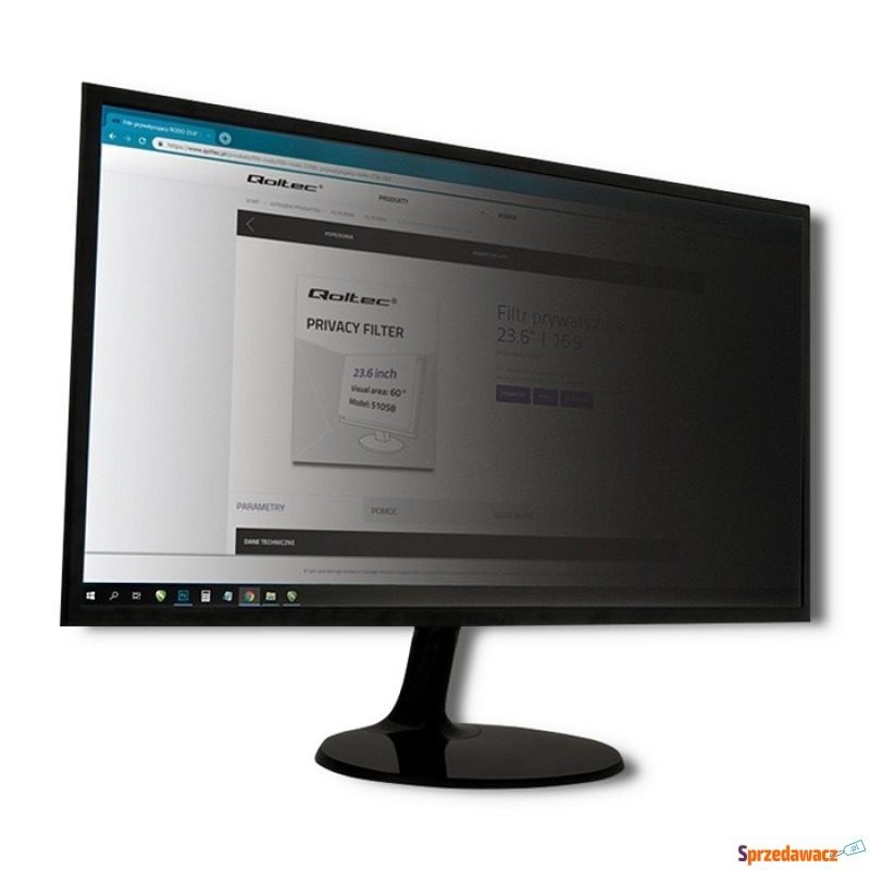 Qoltec 24' (16:9) RODO