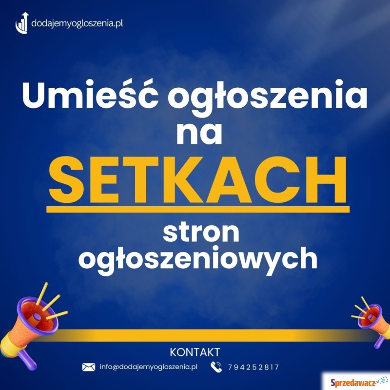 Wystawianie ogłoszeń, ofert na...
