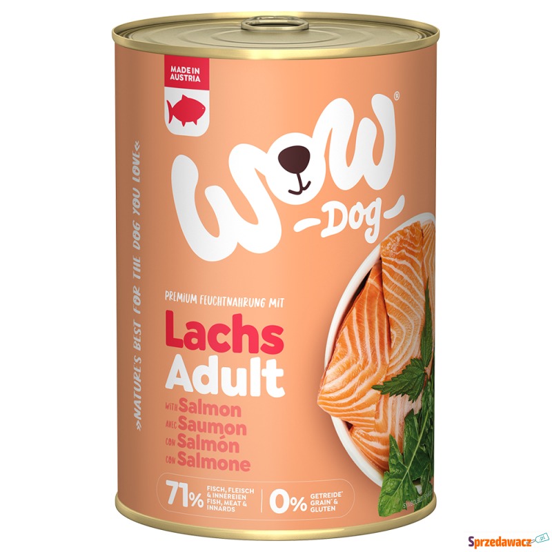 WOW Adult 6 x 400 g - Łosoś
