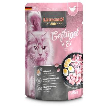 Megapakiet Leonardo Finest Selection, 32 x 85 g - Drób z jajkiem