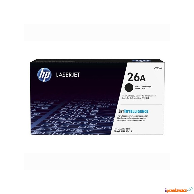 Oryginalny toner HP 26A czarny...