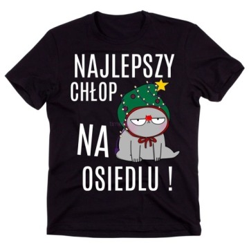 FAJNA MĘSKA KOSZULKA NA PREZENT - NAJLEPSZY CHŁOP