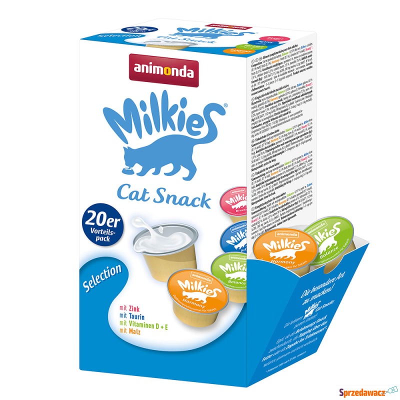 Pakiet mieszany animonda Milkies Selection, 20... - Przysmaki dla kotów - Piła
