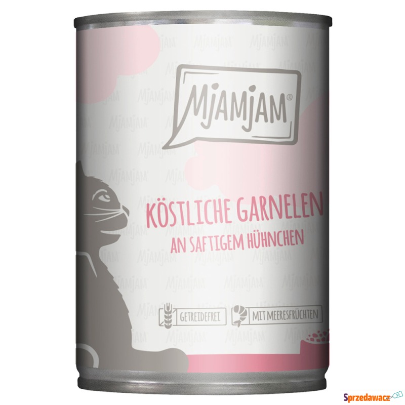 MjAMjAM, 6 x 400 g - Pyszne krewetki i soczysty... - Karmy dla kotów - Tarnowskie Góry