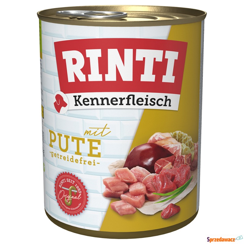 RINTI Kennerfleisch, 6 x 800 g - Indyk - Karmy dla psów - Włocławek