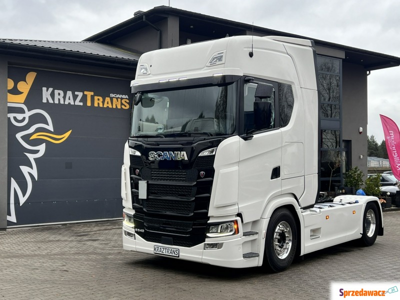 Scania s540 hydraulika CAŁA NA PODUSZCE pełna... - Ciągniki siodłowe - Raków