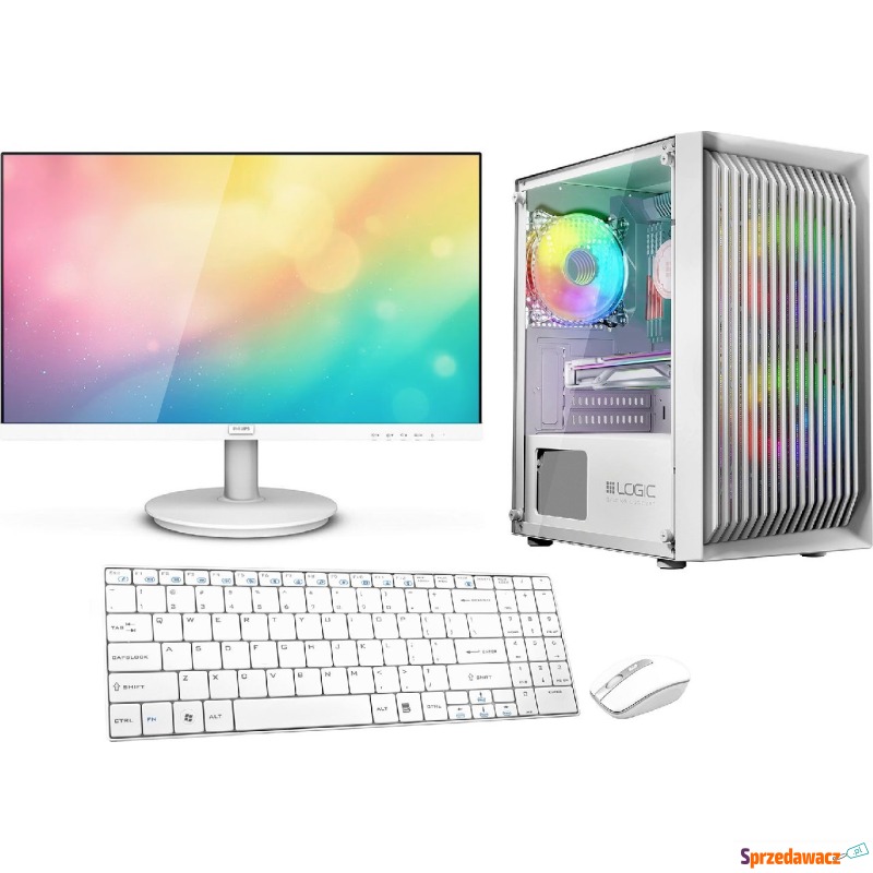Komputer Vist Zestaw WHITE Gaming Core i5 12400F... - Komputery stacjonarne - Chorzów