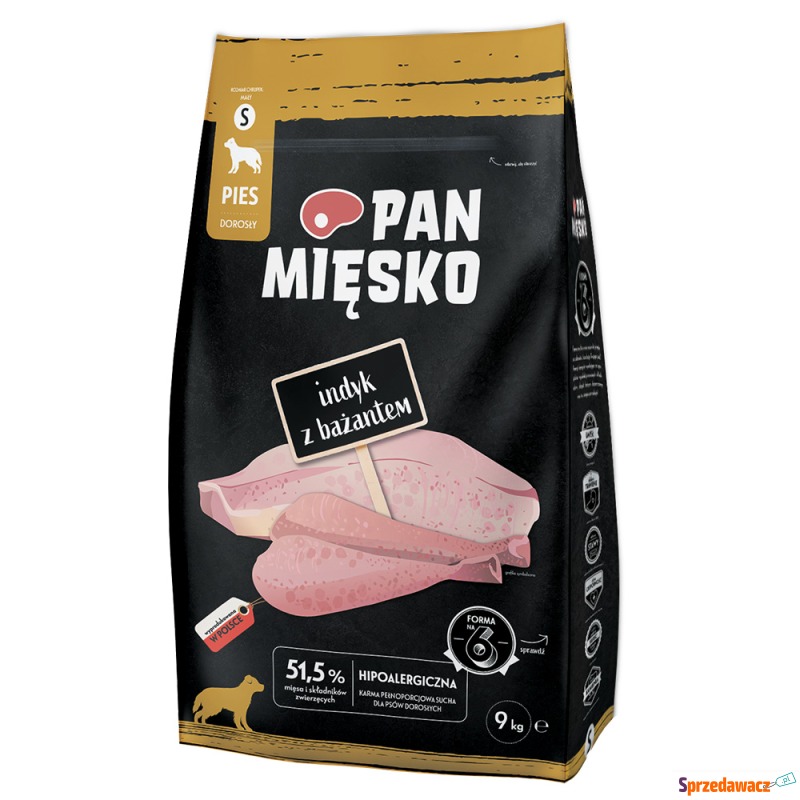 Pan Mięsko, indyk z bażantem, Small - 9 kg - Karmy dla psów - Wrocław