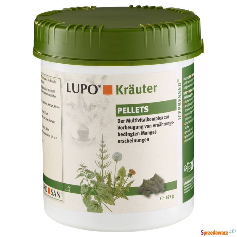 LUPO ziołowe granulki - 675 g - Akcesoria dla psów - Kwidzyn