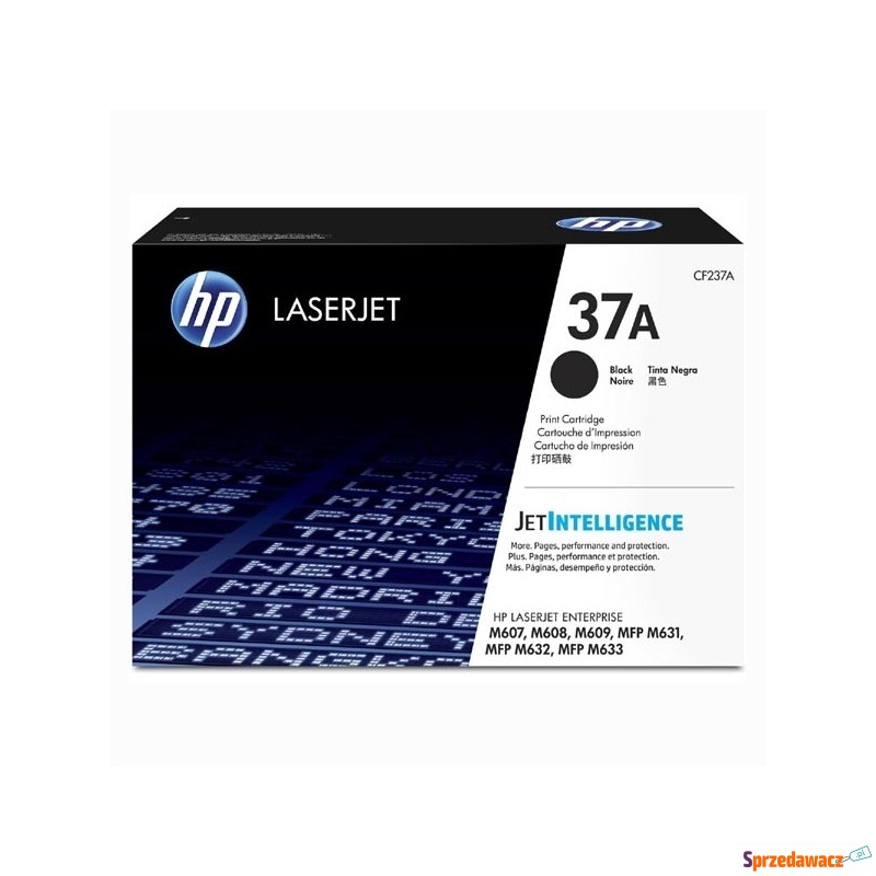Oryginalny toner HP 37A czarny...