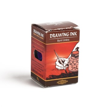 KIN TUSZ KREŚLARSKI ART 2600 UMBER BURNT 20 G.