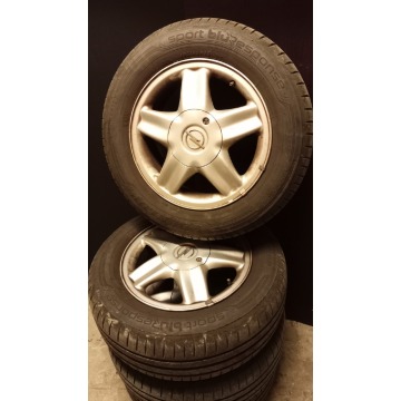 Koła OPEL alufelga 15" 5x110 + opony letnie Dunlop 195/65 GRATIS