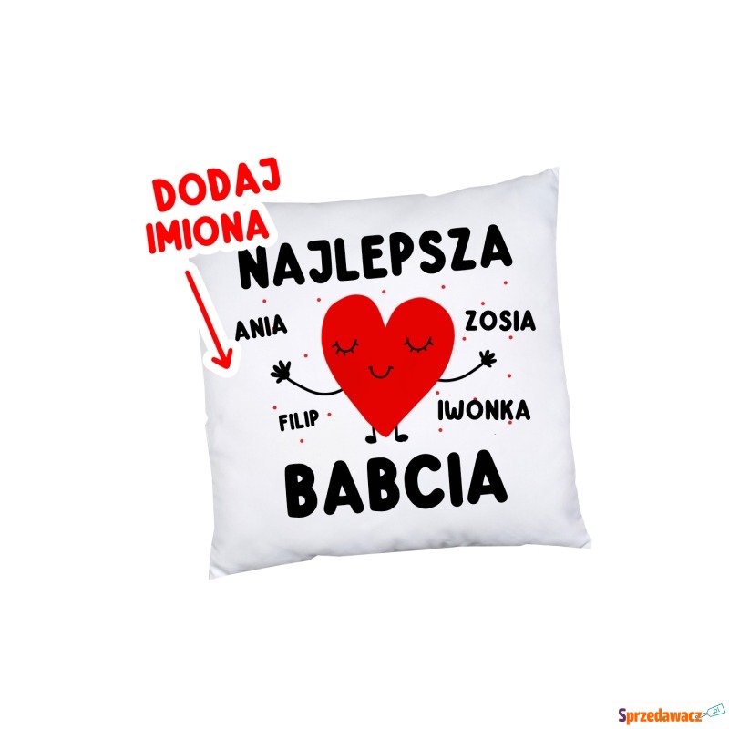 Poduszka dla BABCI Z IMIONAMI...