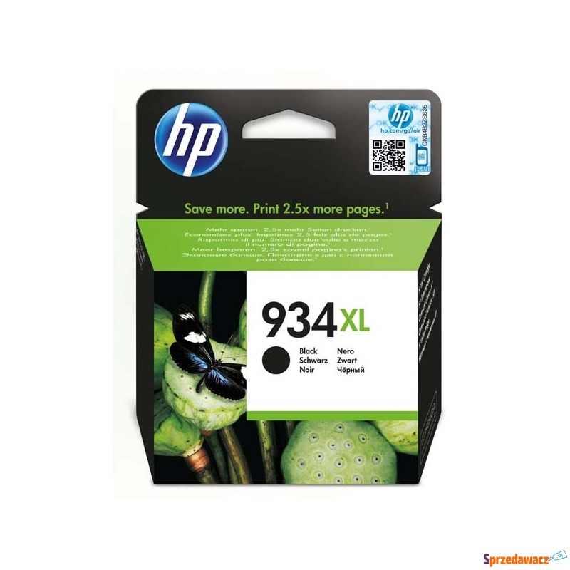 Oryginalny tusz HP 934 XL czarny...