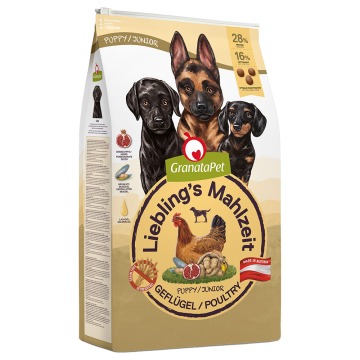 Dwupak GranataPet, 2 x 10 kg  - Junior, drób