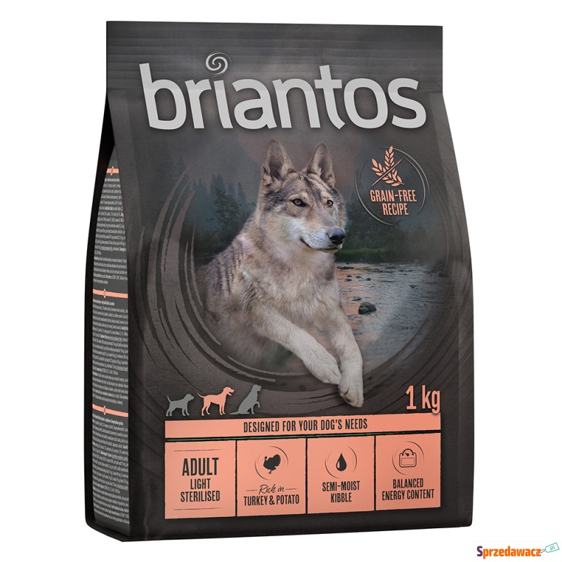 Briantos Adult Light/Sterilised, indyk z ziem... - Karmy dla psów - Bytom