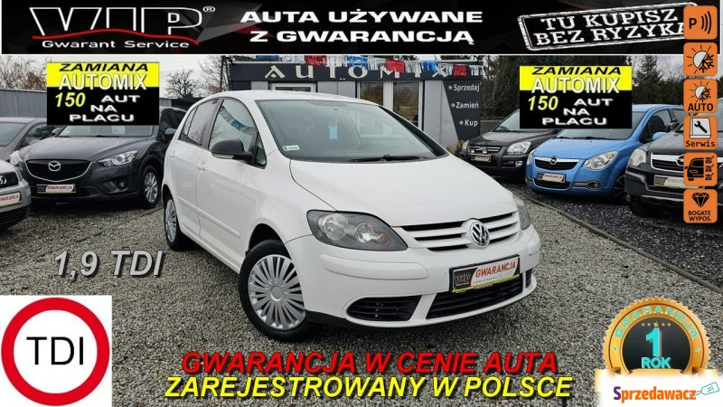 Volkswagen Golf Plus  Hatchback 2008,  1.9 diesel - Na sprzedaż za 13 800 zł - Świdnica