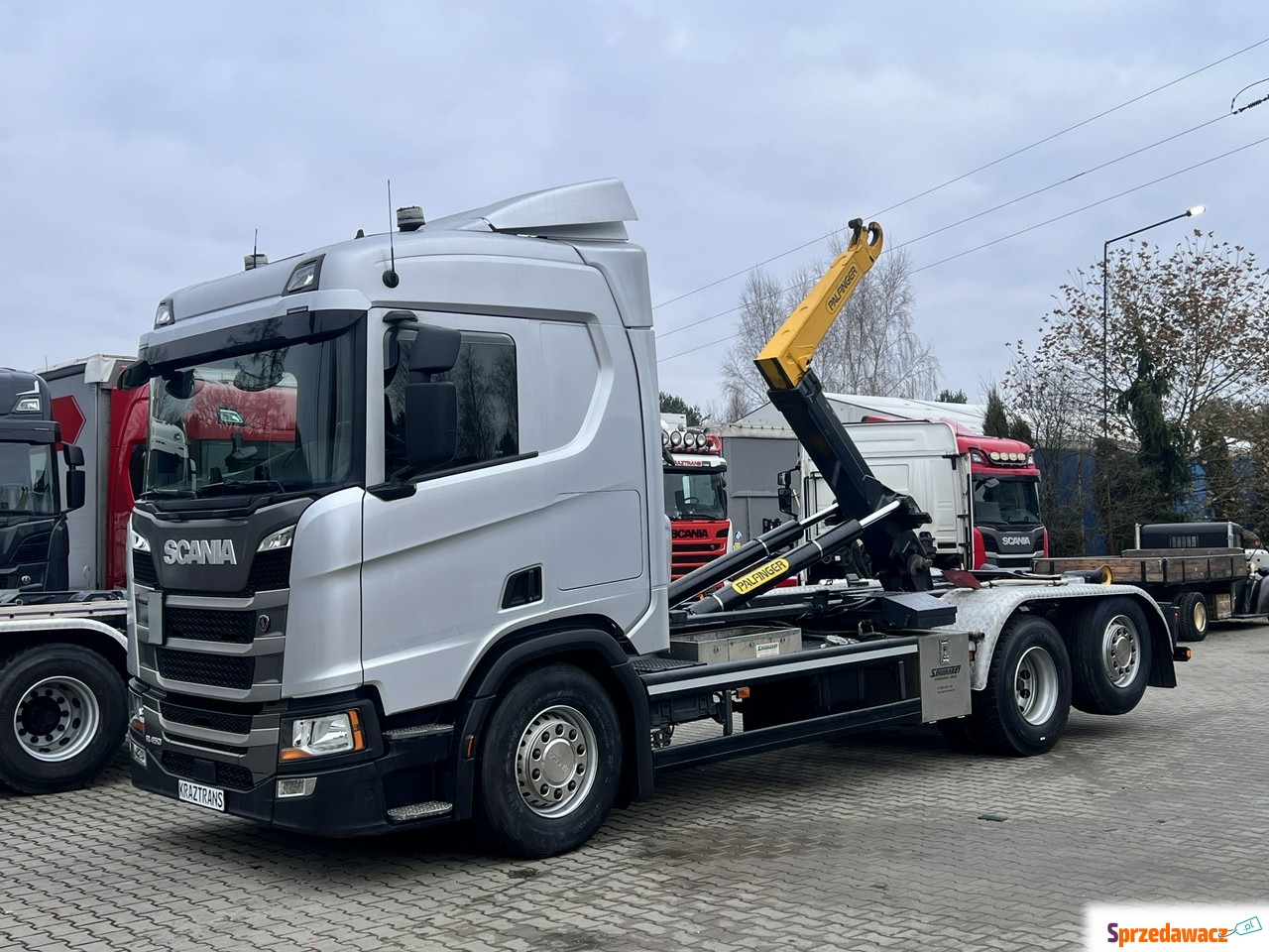 Scania r450 hakowiec palfinger...
