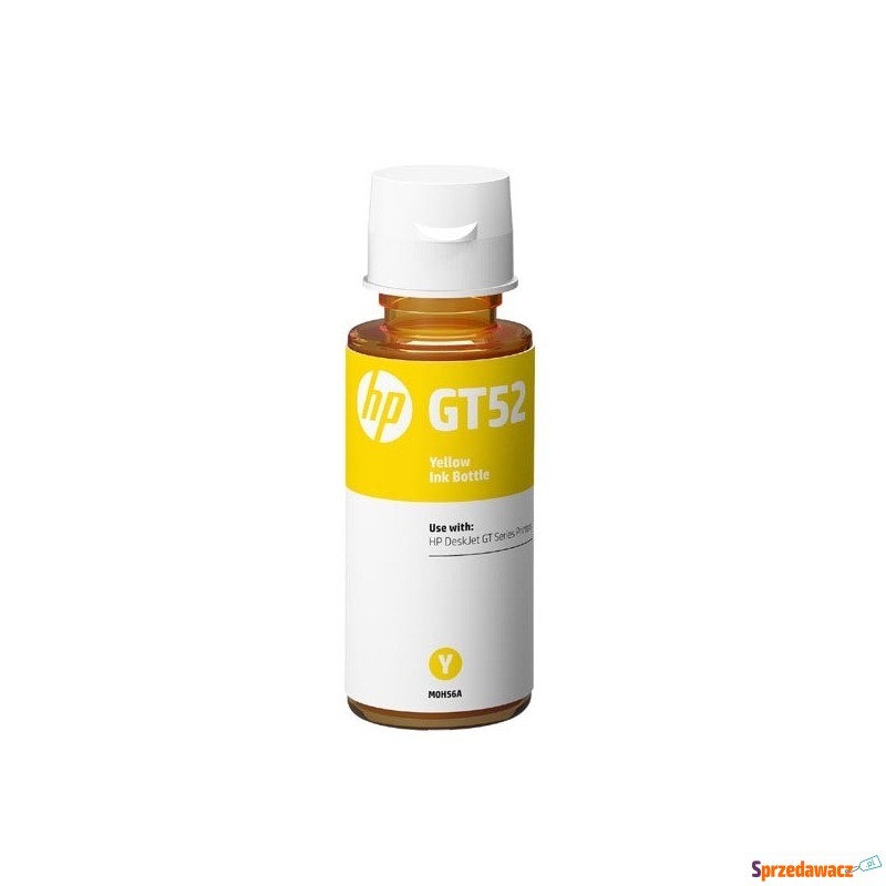 Oryginalny tusz HP GT52 żółty (M0H56AE) - Tusze, tonery - Bartoszyce