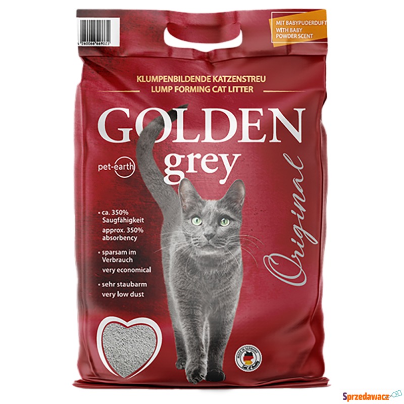 Żwirek Golden Grey - 14 kg - Żwirki do kuwety - Boguszów-Gorce
