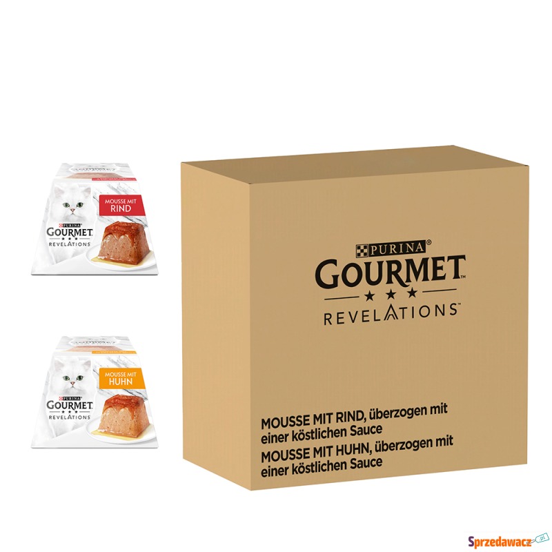Megapakiet Gourmet Revelations Mus, 48 x 57 g... - Karmy dla kotów - Skierniewice