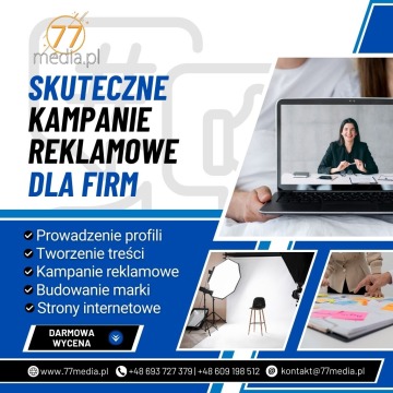 Twoja reklama w sieci? Zrobimy to za Ciebie! Strony i kampanie online!