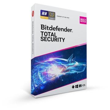 Ochrona i bezpieczeństwo danych Bitdefender Total Security ESD 10 - desktop - licencja na rok