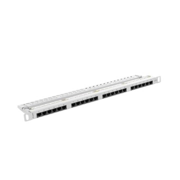 Patch panel Lanberg Patch Panel 24 port 0.5U 19'' kat.6 UTP szary