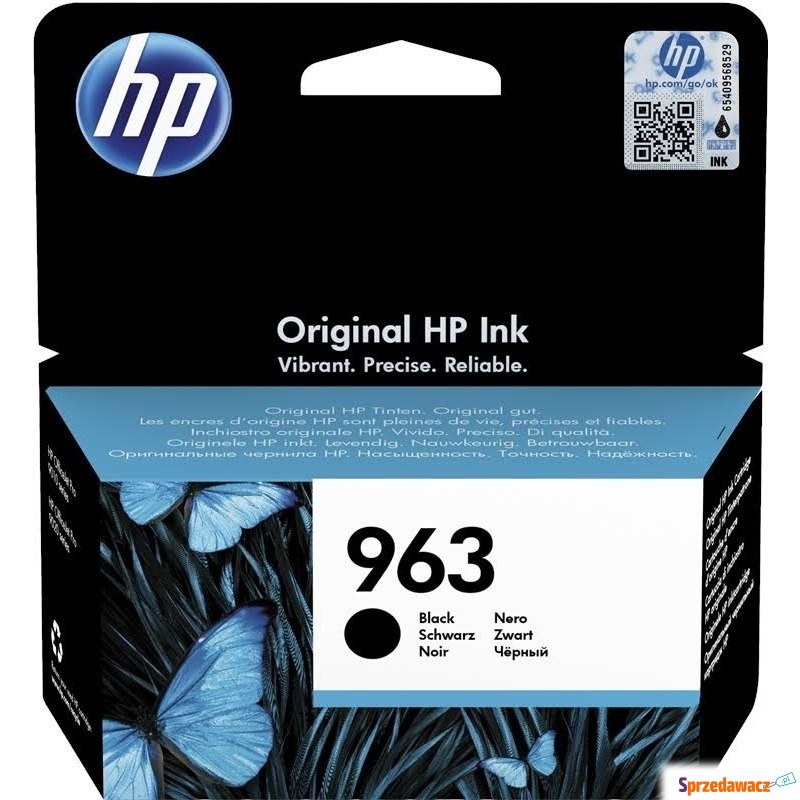Oryginalny tusz HP 963 czarny...